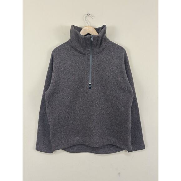 Stio Red Grey Half Zip Pullover Sweater Sweatshirt Women’s M‎ Mock Drop - Picture 1 of 10